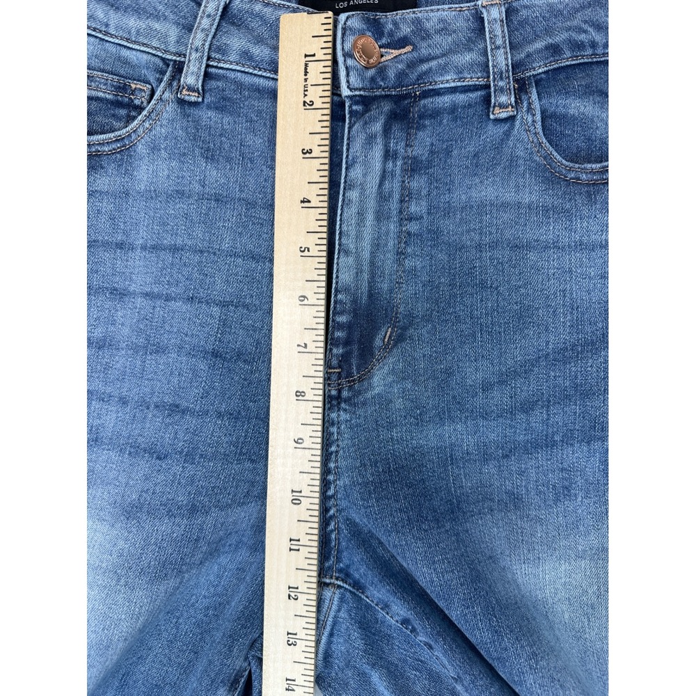Judy Blue Slim Bootcut Jeans Women 18W Blue Medium Wash Distressed 1306 - Picture 5 of 7